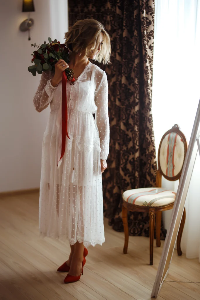 Les robes beautiful bride with wedding