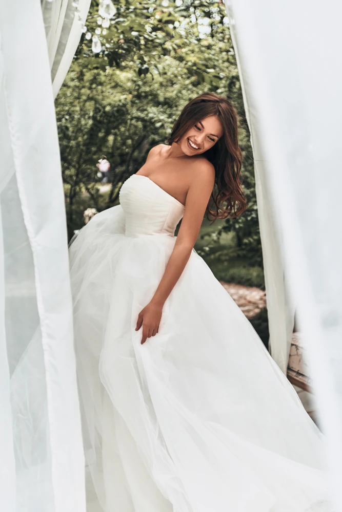 Les robes her happiest day full length attractive