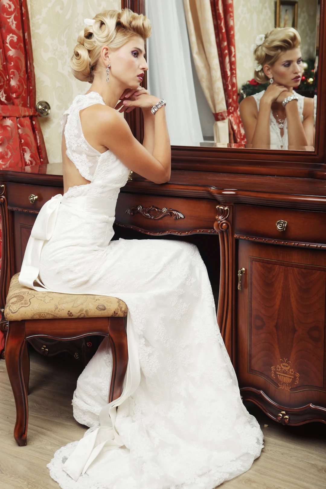 young happy bride